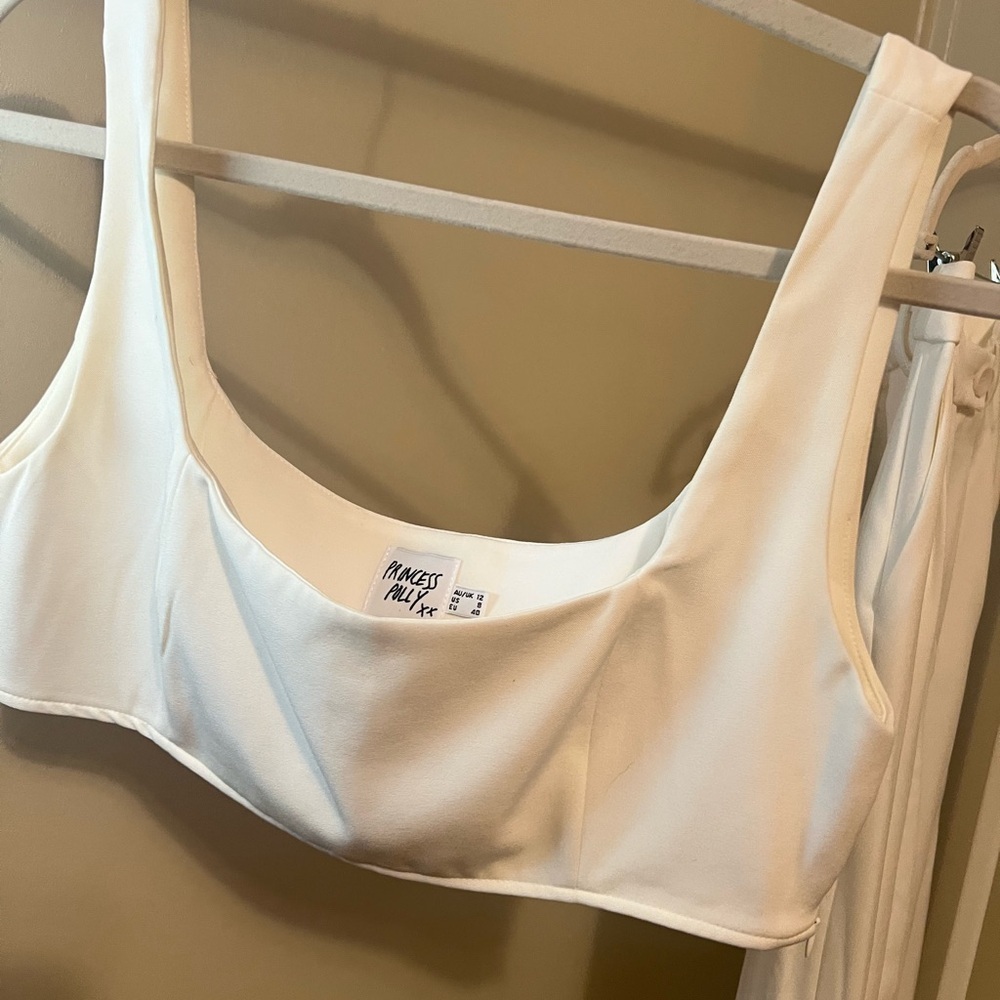 Princess Polly Huxley 2 piece set white - Picture 3 of 10